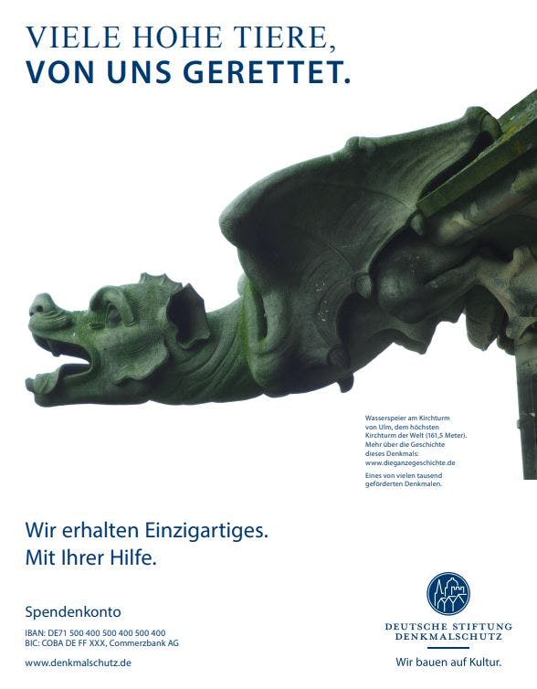Freianzeigen der Deutschen Stiftung Denkmalschutz